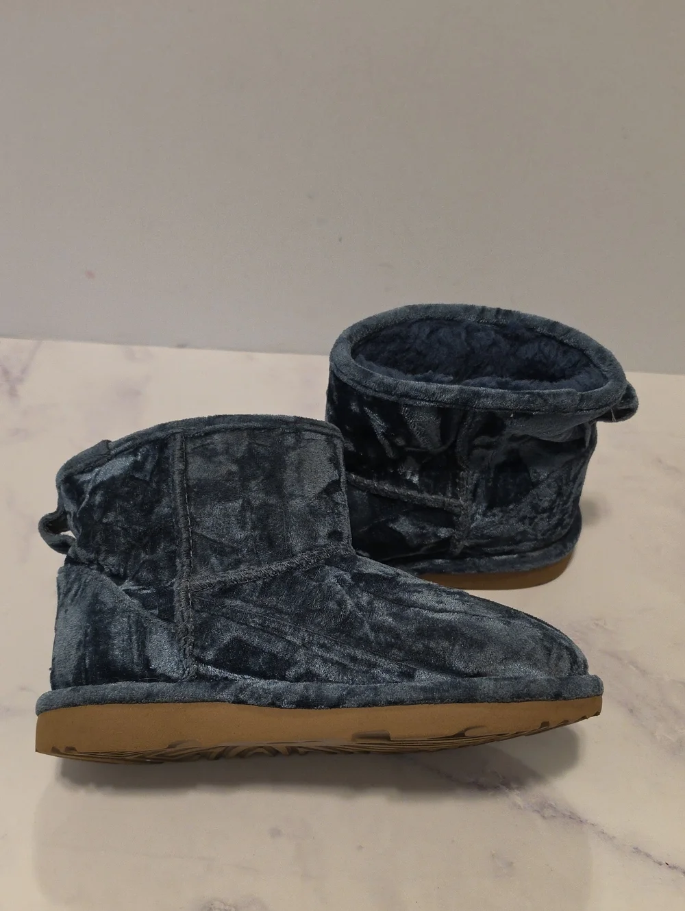 UGG Kids Plush Winter Boot - Blue